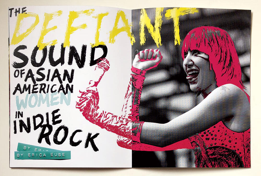 magazine spread: The Defiant Sound of Asian American Women in Indie Rock