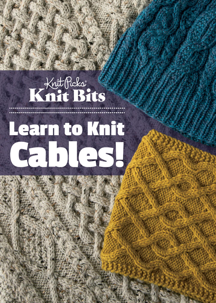 book cover: Learn to Knit Cables!