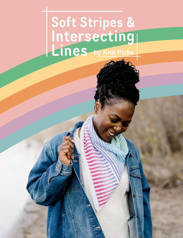 book cover: Soft Stripes & Intersecting Lines