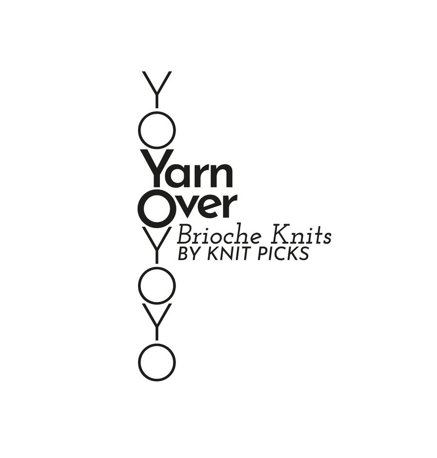 Yarn Over logo with vertical YOs